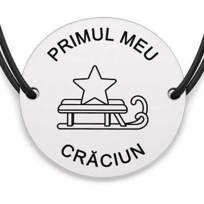 Brățară argint 925 · bănuț sanie mică cu stea