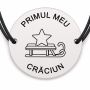 Brățară argint 925 · bănuț sanie mică cu stea