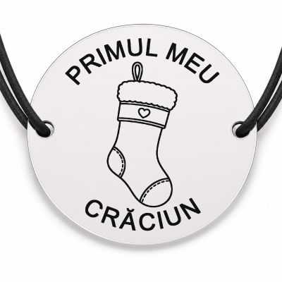 Brățară argint 925 · bănuț ciorap cu inimioară