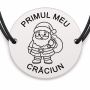 Brățară argint 925 · bănuț Moș Crăciun mic cu sac