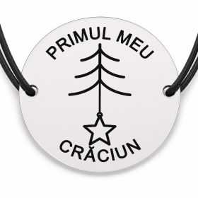 Brățară argint 925 · bănuț prima steluță pe brad