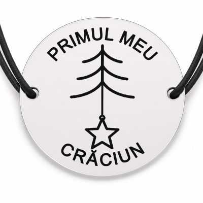 Brățară argint 925 · bănuț prima steluță pe brad