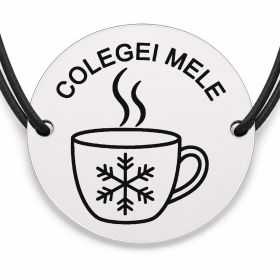 Brățară argint 925 · bănuț ceașcă cu fulg