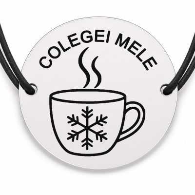 Brățară argint 925 · bănuț ceașcă cu fulg