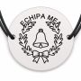 Brățară argint 925 · bănuț coronita cu clopotel