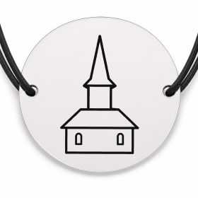 Brățară argint 925 · bănuț biserica de lemn