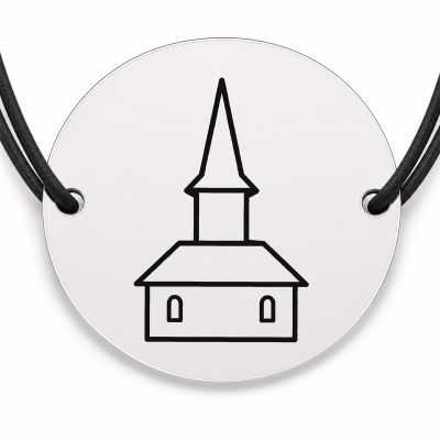 Brățară argint 925 · bănuț biserica de lemn