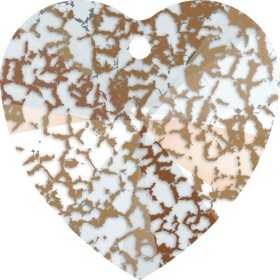 P2916-Swarovski Elements 6228 Crystal Rose Patina 18mm