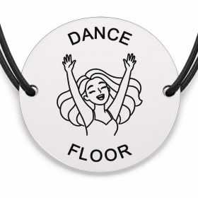 Brățară argint 925 · bănuț tanara care danseaza