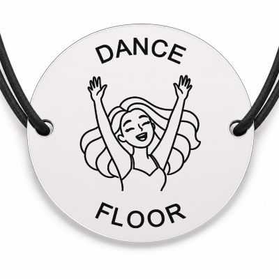Brățară argint 925 · bănuț tanara care danseaza