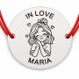 Brățară argint 925 cu nume gravat – IN LOVE