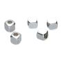 Cub argint 925, mărgea spacer pătrată, 2,80 x 3,20 mm