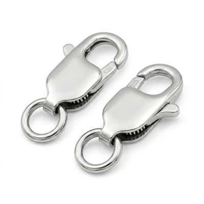 Închizătoare argint 925 tip carabină 16 × 6,2 mm