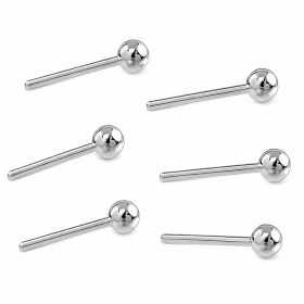 Tije cercei argint 925 cu biluță 3 mm