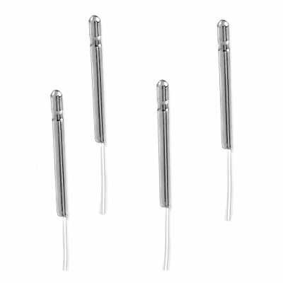 Tije cercei argint 925 dublă canelură 11 × 0,9 mm