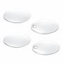 Tag oval cu titlul 925, argint 925, 11,20 mm