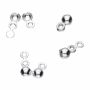 Cupă de nod cu ureche dublă argint 925, 3 mm
