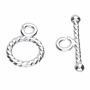 Închizătoare toggle argint 925, 22,20 mm la bucată