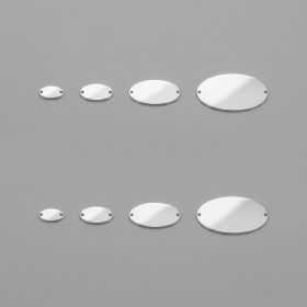 Oval argint 925, blank pentru gravat, en gros | SimoShop
