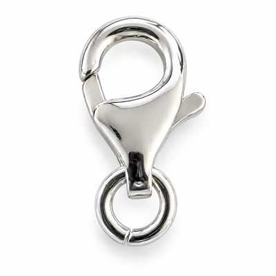 Închizătoare argint 925 tip pară, 10,4 × 6 mm, pentru brățară - G0580