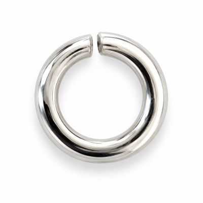 Zale argint 925 pentru bijuterii, Ø exterior 4,75 mm / interior 2,75 mm / sârmă 1 mm - G0605