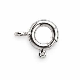 Închizătoare argint 925 rotundă inel cu arc 5 mm