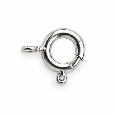 Închizătoare argint 925 rotundă (inel cu arc), 5 mm - G0016