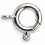 Închizătoare argint 925 rotundă (inel cu arc), 6 mm - G0036