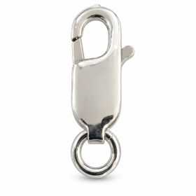Închizătoare argint 925 tip carabină 16 × 6,2 mm