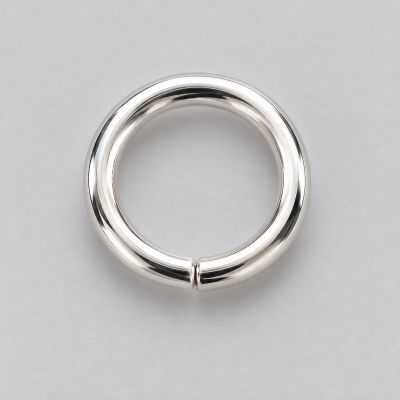 Zale argint 925 pentru bijuterii, Ø exterior 5 mm / interior 3 mm / sârmă 1 mm - G0606