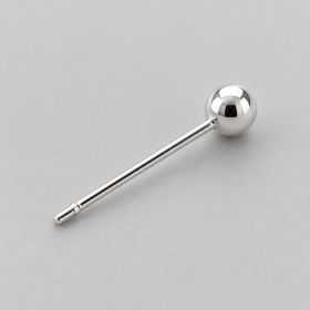 Tije cercei argint 925 cu biluță 3 mm