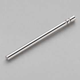 Tije cercei argint 925 dublă canelură 11 × 0,9 mm