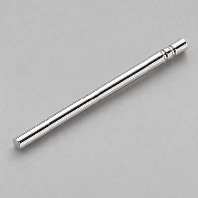 Tije cercei argint 925 cu dublă canelură, 11 × 0,9 mm, accesorii bijuterii - G0610