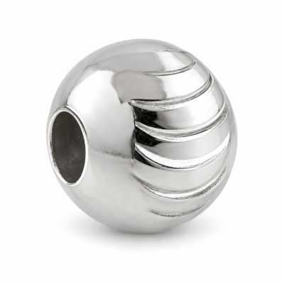 Biluțe argint 925 pentru brățări, model Moon, 4 mm - G0640
