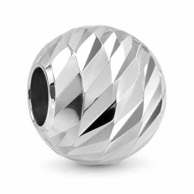 Biluțe argint 925 pentru brățări, slash 4 mm