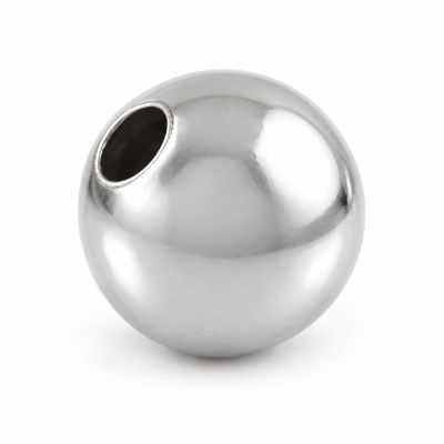 Biluță distanțier argint 925, 4 mm, gaură 1,8 mm, 1 buc G0858