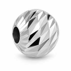 Biluțe argint 925 pentru brățări, slash 6 mm