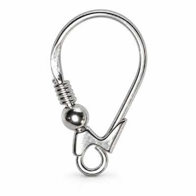 Tortițe cercei leverback argint 925, 18 mm