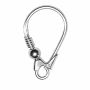 Tortițe cercei leverback argint 925, 18 mm