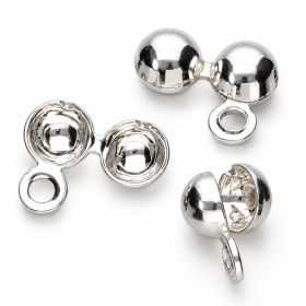 Cupă de nod argint 925 cu ureche laterală, 3 mm