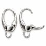 Tortițe cercei leverback argint 925 ovale 19,8 mm