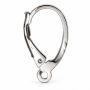 Tortiță cercei leverback argint 925, 17,6 mm