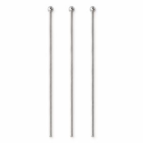 Ac cu biluță argint 925, 0,6 x 25 mm, pentru cercei