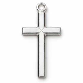 Cruciuliță argint 925 cu zăluț, 19,5 x 10,5 mm