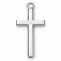 Cruciuliță argint 925 cu zăluț, 19,5 x 10,5 mm