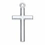 Cruciuliță argint 925 cu zăluț, 19,5 x 10,5 mm