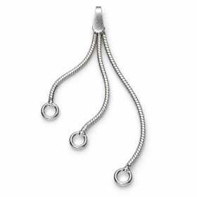Lănțișor triplu pentru cercei argint 925, 20, 30, 40 mm