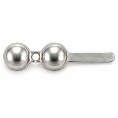 Cupă de nod cu tijă, argint 925, 4 mm