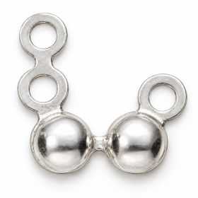 Cupă de nod cu ureche dublă argint 925, 3 mm