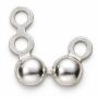 Cupă de nod cu ureche dublă argint 925, 3 mm